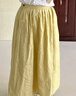无印良品（MUJI）女式 汉麻棉轻便长裙 长半身裙女裙子 25年夏季女装 BE1VBC5S 黄色 M （160/66A） 实拍图