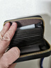 【老花防消磁卡包】多卡位女大容量信用卡证件位驾驶证名片卡夹 升级防磁刷-格黑*爆款18卡槽/ 1个 实拍图