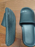 京东京造【抗菌皮纹拖】eva软弹家居防臭浴室新款拖鞋男士 黑色42-43 实拍图