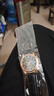 正品男士手表高档休闲石英表简约气质男表皮带高颜值罗马时尚腕表 黑色运动款 实拍图