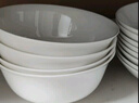 瓷侠客纯白碗家用骨瓷米饭碗陶瓷小汤碗饭店餐具套装面碗吃饭碗2024新款 6英寸标准面碗【4个】 实拍图