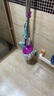 美丽雅旋转拖把40cm伸缩杆124cm4布带桶墩布洗脱一体一拖净免手洗 实拍图