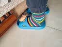 俞兆林5双儿童袜子秋冬季绿色恐龙男孩中筒袜女童长筒纯色宝宝棉袜潮 实拍图