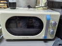 格兰仕（Galanz）【国家补贴】家用微波炉复古奶油风高颜值20L智能多功能一体机平板易清洁速热杀菌旋钮式小型KJ 【家庭优选】 实拍图