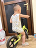 贝趣儿童平衡车1-3-6-12岁宝宝滑步车无脚踏小孩自行车男孩两轮滑行车 发泡轮 12寸 绿色 适合身高80-100cm 2-5岁幼儿女孩圣诞节新年礼物 实拍图