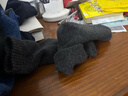 猫人3双装35%羊毛袜子男士袜子男冬季加厚保暖袜男毛圈袜睡眠袜男 实拍图