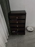 果真新中式乌金木实木五斗柜卧室置物柜家用六斗柜客厅靠墙储物柜立柜 福如东海【五斗柜】 实拍图