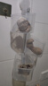 厨房葱姜蒜置物盒吸盘式置物架生姜大蒜调料筐免打孔墙上挂篮 3层旋转置物架 透明款【双吸盘】 实拍图
