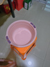 开饵盆塑料盆洗脸盆子大号加厚洗菜盆洗衣盆泡脚盆洗脚盆 活动款（颜色随机） 中号32.5*10cm 实拍图