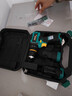 绿林大钢炮16.8V无刷冲击电钻锂电动螺丝刀【冲击+敲击】70N.M 两电池 实拍图