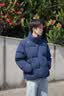 迪桑特（DESCENTE）迪桑特SKI STYLE系列运动休闲男女同款短款面包羽绒服 男子NV-藏青色-D5491SDJ69 M (女165/男170) 实拍图