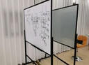 得力150*90cmH型支架式白板写字板 书写移动升降教学儿童画板黑板办公会议黑板家用33726【销冠系列】 实拍图