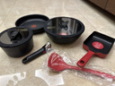 特福（Tefal）锅具套装百变锅铸铝红心可拆卸煎炒锅有钛不粘锅六件套黑美人【带硅胶铲】 实拍图