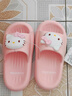 猪爸爸儿童拖鞋女童夏季2025新款室内防滑6-12岁三丽鸥宝宝亲子拖鞋粉16 实拍图