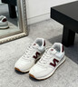 NEW BALANCE NB574官方休闲鞋女鞋复古舒适秋冬透气网鞋轻便百搭潮流运动鞋 米白色 WL574RCF 37 (脚长23.5cm)尺码详询客服 实拍图