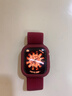 Apple/苹果 Watch Series 10 智能手表GPS款42毫米玫瑰金色铝金属表壳淡桃粉色运动型表带S/M MX1R3CH/B 实拍图