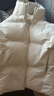 优衣库女装无缝羽绒连帽外套/外套夹克25秋冬新款478577 01 乳白色 M /160/84A 实拍图