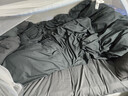 雅鹿·自由自在被套200*230cm被罩单件水洗棉磨毛单人2x2.3米双人家用宿舍深灰 实拍图