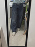 优衣库女装男装宽松廓形牛仔裤/弯刀镰刀裤子25秋冬新款479000 67 海蓝色 26 /160/66A 实拍图