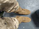 际华三二零五2l新式棕色作战靴作战鞋户外超轻防滑耐磨训练靴沙漠高帮登山鞋男 棕色21作战鞋【高配】 42 码【260】两双鞋垫 实拍图