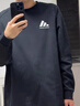 阿迪达斯卫衣男春季户外跑步运动套头衫防风保暖透气运动服 黑/白 XL  实拍图