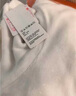 优衣库女装HEATTECH弹力摇粒绒半拉链套头衫/打底衫479693 01 乳白色 XL /165/92A 实拍图