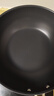 三禾微纳无涂层不粘炒锅不锈钢炒菜锅无油烟含钛锅具30cm雾月白配钢铲 实拍图