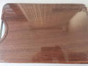 双枪乌金檀菜板 百年龄整木砧案板家用切菜食品抗菌防霉实木40*27*2.5 实拍图
