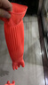 东方红 55CM橡胶手套加长袖防水耐用胶皮厨房保洁清洁洗衣加厚耐油污 1双装(红色)【京仓发货】 M码 实拍图