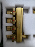 金角金牛 地暖分水器 地热暖气黄铜大流量一体家用集分水器总成 【4路】单分水器 实拍图