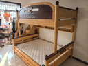 林氏家居全实木上下床上下铺儿童床双层子母床高低床加宽双人LH064A1可选 梯柜款|原木色|全套组合 1.35x1.9米 实拍图