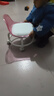 亚克力小凳子静音带万向轮儿童学步凳网红小椅子滑轮矮凳美缝地凳 颜色随机【活动款】 实拍图