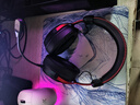 iKF V11 Pro7.1四模无线游戏耳机头戴式7.1环绕音效蓝牙有线电竞专用三角洲FPS无畏契约辨位 黑红色 实拍图