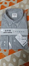 BLACKMONDAY纯棉牛津纺长袖衬衫男全棉抗皱免烫纯色男士商务休闲衬衣 实拍图