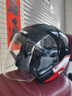YOHE摩托车电动车头盔男女通用电动车安全帽3C认证头盔 赤焰黑红 大码（L） 实拍图