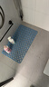 京东京造 piupiu吸牢防滑垫 淋浴垫洗澡地垫防摔浴室脚垫子 蓝色43*75cm 实拍图