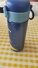 史努比(Snoopy)儿童保温杯316不锈钢男女小学生水杯户外便携提手杯壶幼儿园宝宝大容量杯子 500ml 7031太空蓝 实拍图
