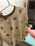 嘟嘟家儿童睡衣套装冬装男童舒适两件套女童满印可爱家居服小童秋衣秋裤 米底小熊 110 实拍图