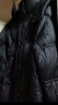 鸭鸭（YAYA）反季羽绒服男女同款冬季长款过膝加长加厚情侣款极寒外套新国标D 黑色-YE4B021271A S 实拍图