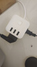 公牛（BULL）魔方智能USB插座 插线板/插排/排插/接线板/宿舍家用拖线板  GN-U303U 白色魔方总控开关USB插座 实拍图