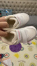 基诺浦（ginoble）学步鞋18个月-5岁冬季加绒加厚摇粒绒男女童棉鞋GW1513白色 实拍图