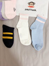 大嘴猴（paul frank）袜子女秋冬【100%纯棉+10A抗菌】防臭吸汗抗起球休闲棉袜6双装 实拍图