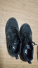 特步男鞋跑步鞋新款冬季厚底旅游透气轻便皮网面休闲运动鞋慢跑鞋子男 黑色 43 实拍图