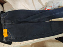 JEEP吉普牛仔裤男秋冬季直筒宽松休闲裤子商务百搭男裤 蓝灰加绒 33 实拍图