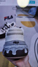 FILA 斐乐官方女鞋CARROT摩登板鞋萝卜鞋休闲厚底鞋子女 初雪白/黑-PB 38 实拍图