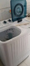 康佳（KONKA）8公斤 半自动波轮洗衣机 大容量 双桶双缸 脱水甩干机 以旧换新家电国家补贴XPB80-752S 实拍图