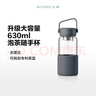 北鼎（Buydeem）茶水分离杯子耐高温玻璃杯便携随手杯男女实用礼物水墨灰630ml 实拍图