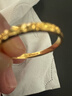 周六福  黄金戒指女款碎碎冰车花亮面指环送女友 计价 13号-1.93g 实拍图