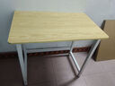 舒客艺家 电脑桌台式小户型小桌子家用学习桌写字办公书桌电竞长条桌子 木纹白架单桌80*50*74 加固电脑桌 实拍图