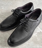 红蜻蜓真皮男鞋秋冬舒适商务休闲皮鞋高级正装德比鞋婚鞋WTA7376黑色43 实拍图